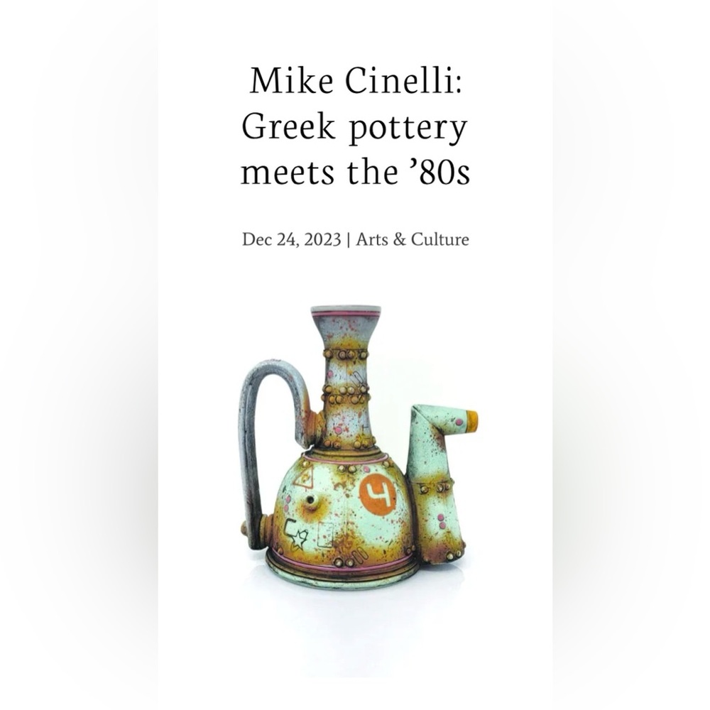Mike Cinelli Handmade Ceramic Margarita Chalice! - Picture 8 of 10